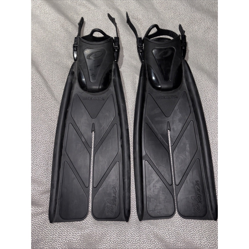Oceanic Vortex V12 Split SCUBA Fins XL Natures Wing Propeller-Fin Technology